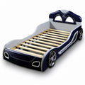 **Technische Titel in het Nederlands: Auto-stijl kinderbed met houten lattenbodem**