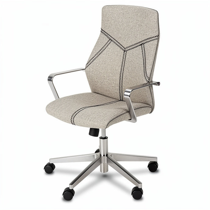 **Technische Titel in het Nederlands: Ergonomische bureaustoel met verstelbare hoogte en kunststof armleuningen**